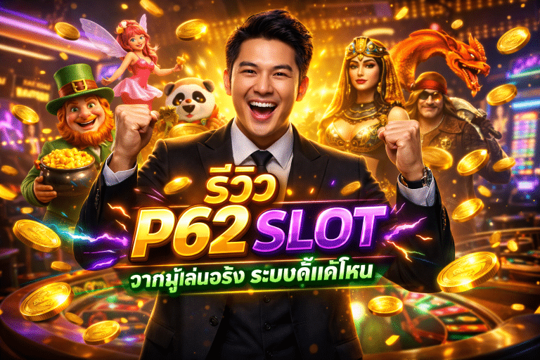 รีวิว P62 SLOT จากผู้เล่นจริง ระบบดีแค่ไหน