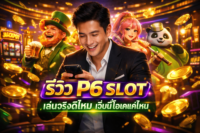 รีวิว P6 SLOT เล่นจริงดีไหม เว็บนี้โอเคแค่ไหน